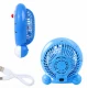 Mini ventilator cu fir model Doraemon pentru birou portabil colorat ALBASTRU