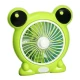 Mini ventilator cu fir model BROSCUTA pentru birou portabil VERDE