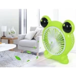 Mini ventilator cu fir model BROSCUTA pentru birou portabil VERDE