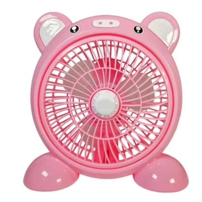 UB Ventilator cu fir model PORCUSOR pentru birou portabil ROZ