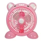 UB Ventilator cu fir model PORCUSOR pentru birou portabil ROZ