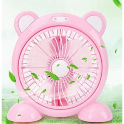 UB Ventilator cu fir model PORCUSOR pentru birou portabil ROZ