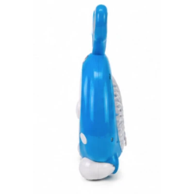 Mini ventilator cu fir model IEPURAS pentru birou portabil ALBASTRU