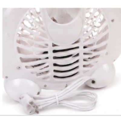 Mini ventilator cu fir model IEPURAS pentru birou portabil ALBASTRU