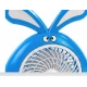Mini ventilator cu fir model IEPURAS pentru birou portabil ALBASTRU