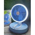 Ventilator pliabil cu LED si acumulator USB reincarcabil tip lampa si ventilator portabil 2 in 1