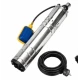 Pompa Apa Submersibila MX2440 Craft tec Aqua Master CABLU 20M de 1500W CU PLUTITOR Melc Inox 4QGD 160m inaltime 5000l/h