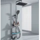 Set de dus Premium 3 in 1 SMART cu LED si afisaj para dreptunghiulara si 4 moduri pulverizare apa
