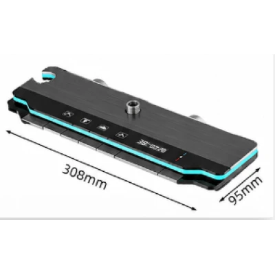 Sistem de dus Premium cu Afișaj Digital si LED cap ploaie dus de mana si pistol de clatire Gri Grafit