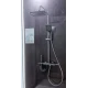 Sistem de dus Premium cu Afișaj Digital LED si lumina 4 moduri pulverizare apa pistol de clatire negru gri