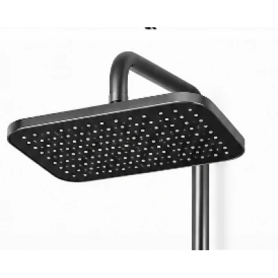 Sistem de dus Premium cu Afișaj Digital LED si lumina 4 moduri pulverizare apa pistol de clatire negru gri