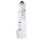 Dulap vertical pentru baie 3 polite 2 sertare 120 x 20 x 20 cm ALB