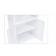 Dulap pentru baie modern raft depozitare PVC 4 sertare si 2 usi Alb 90x40x25 cm