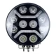 Proiector LED 9 inch Rotund 120W de 24000LM Alba + Galbena Pozitie si Stroboscop 12 24V