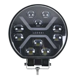Proiector led auto Spider 1013 rotund 9 inch Off Road camion alb galben 12V 24V 10 LED