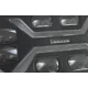Proiector LED 9 inch dreptunghiular de 180W cu 25000LM cu lupa pozitie alba si galbena dinamica 12 24V