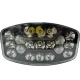 Proiector led auto dreptunghiular de 9 inch Off Road camion alb galben 12V 24V 19 LED