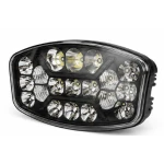 Proiector led auto dreptunghiular de 9 inch Off Road camion alb galben 12V 24V 19 LED