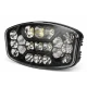 Proiector led auto dreptunghiular de 9 inch Off Road camion alb galben 12V 24V 19 LED