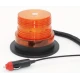 Girofar led 12v 24V cu magnet si mufa bricheta PORTOCALIU