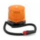 Girofar led 12v 24V cu magnet si mufa bricheta PORTOCALIU