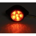 Set 2 mini Lampi LED Laterale Portocalii 12V 24V pentru camion remorca rulota si utilaje semnalizare si Gabarit