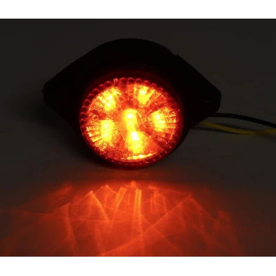Set 2 mini Lampi LED Laterale Portocalii 12V 24V pentru camion remorca rulota si utilaje semnalizare si Gabarit