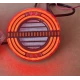 Lampa auto spate LED 12 24V pozitie efect neon 140mm semnalizare dinamica pozitie STOP rosu / galben