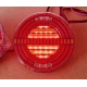 Lampa auto spate LED 12 24V pozitie efect neon 140mm semnalizare dinamica pozitie STOP rosu / galben