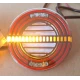 Lampa auto spate LED 12 24V pozitie efect neon 140mm semnalizare dinamica pozitie STOP rosu / galben