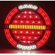 Lampa auto spate LED 12 24V pozitie efect neon 140mm semnalizare dinamica pozitie STOP rosu / galben