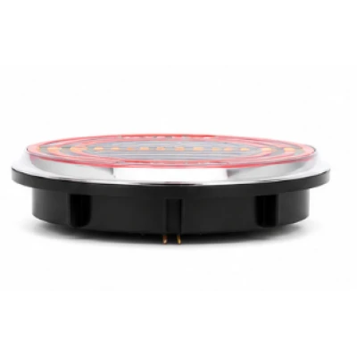 Lampa auto spate LED 12 24V pozitie efect neon 140mm semnalizare dinamica pozitie STOP rosu / galben