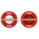 Lampa auto spate LED 12 24V pozitie efect neon 140mm semnalizare dinamica pozitie STOP rosu / galben