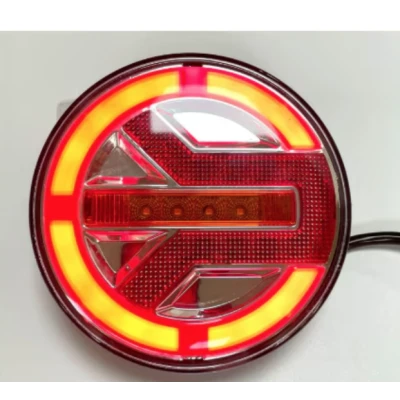 Lampa auto spate LED 12 24V pozitie efect neon semnalizare dinamica 140mm Pozitie STOP rosu / galben / alb