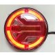 Lampa auto spate LED 12 24V pozitie efect neon semnalizare dinamica 140mm Pozitie STOP rosu / galben / alb