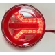 Lampa auto spate LED 12 24V pozitie efect neon semnalizare dinamica 140mm Pozitie STOP rosu / galben / alb