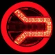 Lampa auto spate LED 12 24V pozitie efect neon semnalizare dinamica 140mm Pozitie STOP rosu / galben / alb