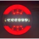 Lampa auto spate LED 12 24V pozitie efect neon semnalizare dinamica 140mm Pozitie STOP rosu / galben