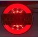 Lampa auto spate LED 12 24V pozitie efect neon semnalizare dinamica 140mm Pozitie STOP rosu / galben