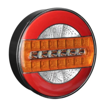 Lampa auto spate LED 12 24V pozitie efect neon semnalizare dinamica 140mm Pozitie STOP rosu / galben