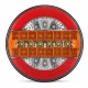 Lampa auto spate LED 12 24V pozitie efect neon semnalizare dinamica 140mm Pozitie STOP rosu / galben
