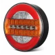 Lampa auto spate LED 12 24V pozitie efect neon semnalizare dinamica 140mm Pozitie STOP rosu / galben