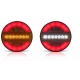 Lampa auto spate LED 12 24V pozitie efect neon semnalizare dinamica 140mm Pozitie STOP rosu / galben