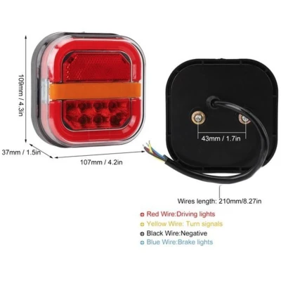 Lampa auto spate LED 12 24V pozitie stop frana semnalizare dinamica iluminat numar inmatriculare