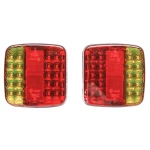 Set 2 lampi magnetice cu control wireless 12/24V 5 functii Pentru Remorca Magnetica Fara Fir