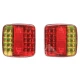 Set 2 lampi magnetice cu control wireless 12/24V 5 functii Pentru Remorca Magnetica Fara Fir