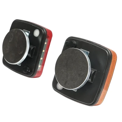Set 2 lampi magnetice cu control wireless 12/24V 5 functii Pentru Remorca Magnetica Fara Fir