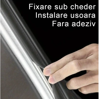 Banda auto led iluminat portbagaj lumina alb rece 12V universal 5 metri