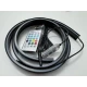 Banda LED RGB Ambientala pentru Parbriz Auto 1.5M Control APP / Telecomanda / Buton Alimentare USB 5V