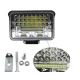Proiector LED auto dreptunghiular 144w cu 2 faze 12v 24v de 5 INCH